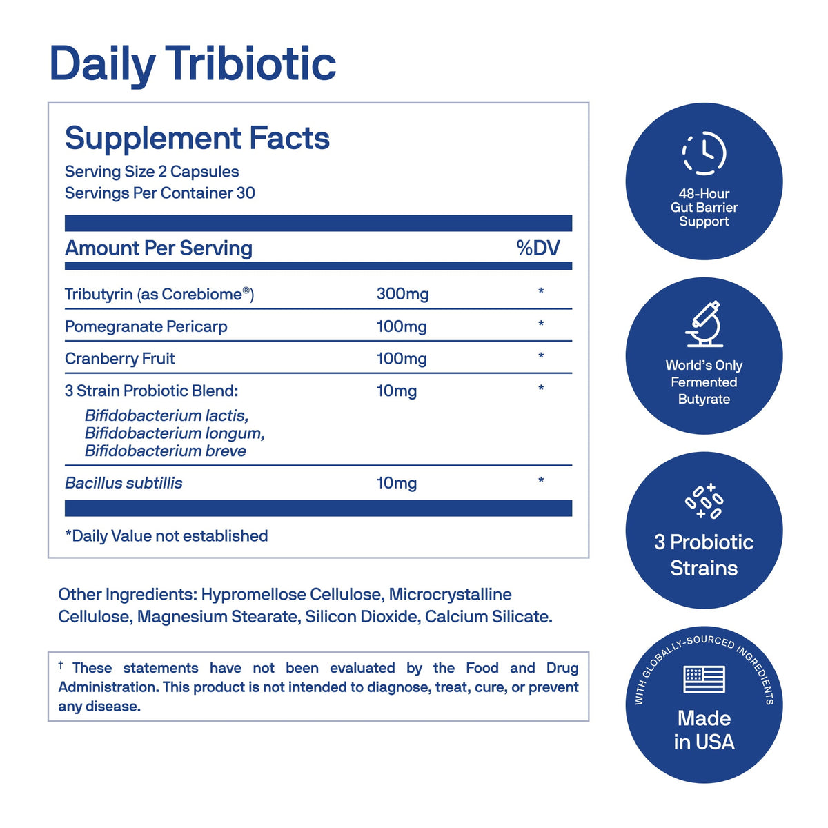 Daily Tribiotic (Pre+Pro+Postbiotic)