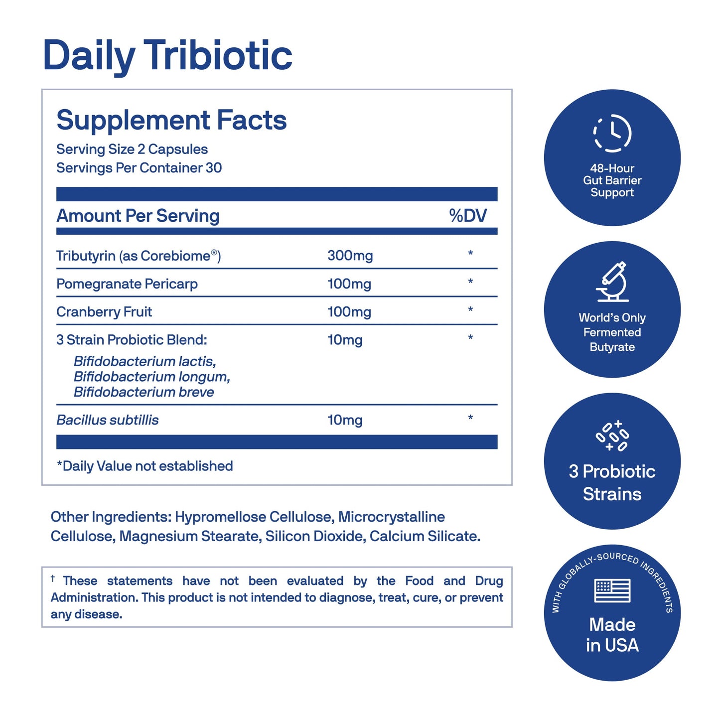 Daily Tribiotic (Pre+Pro+Postbiotic)