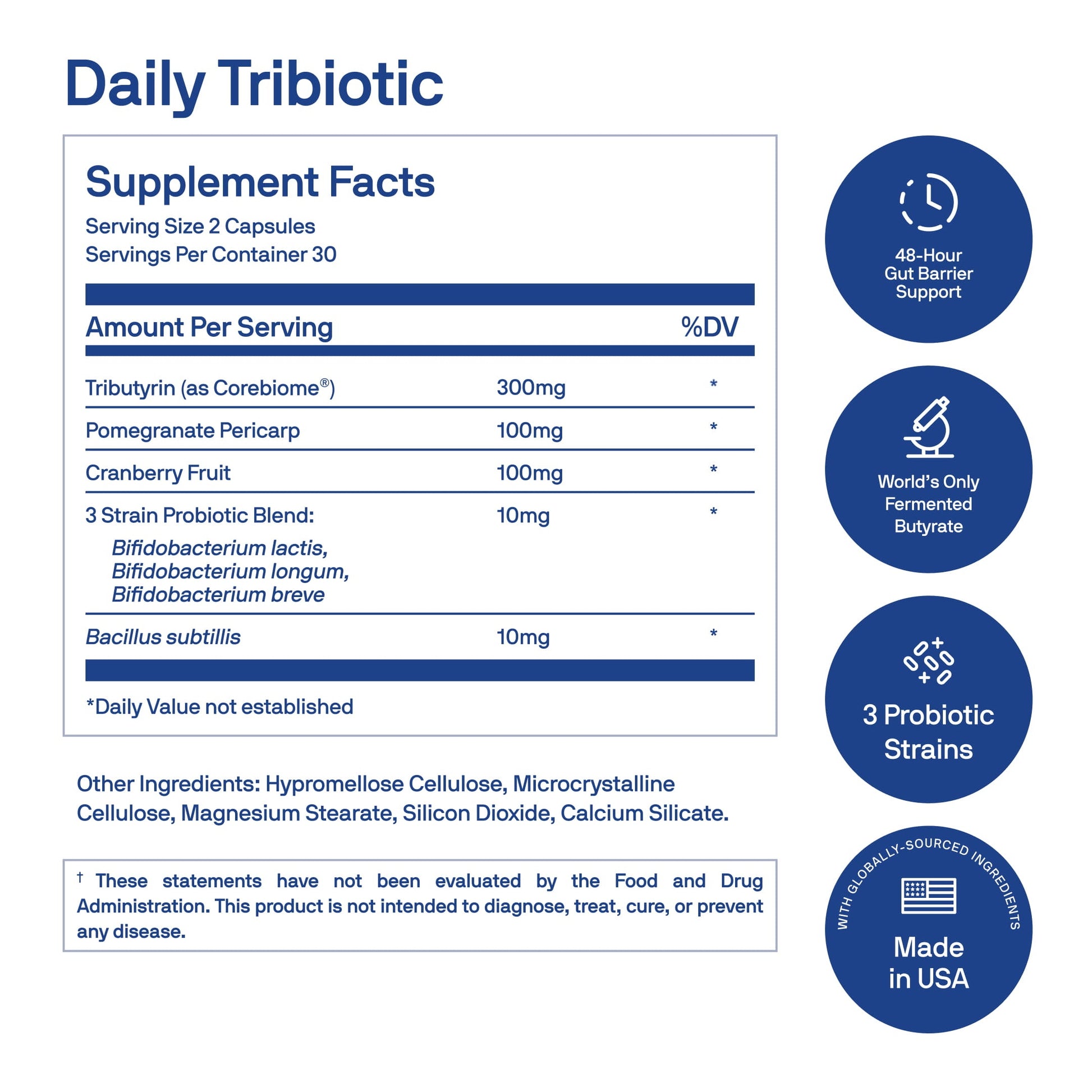 Daily Tribiotic (Pre+Pro+Postbiotic)